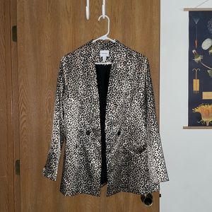 Leopard Nine West Blazer, size M